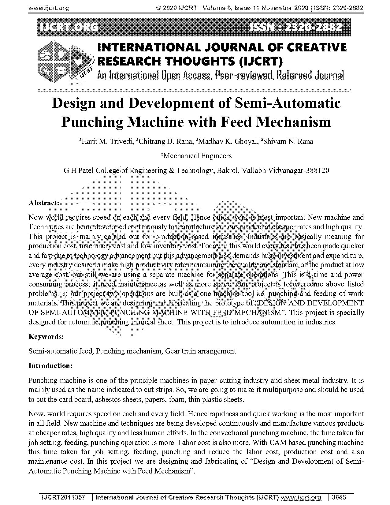 pneumatic punching machine project report pdf