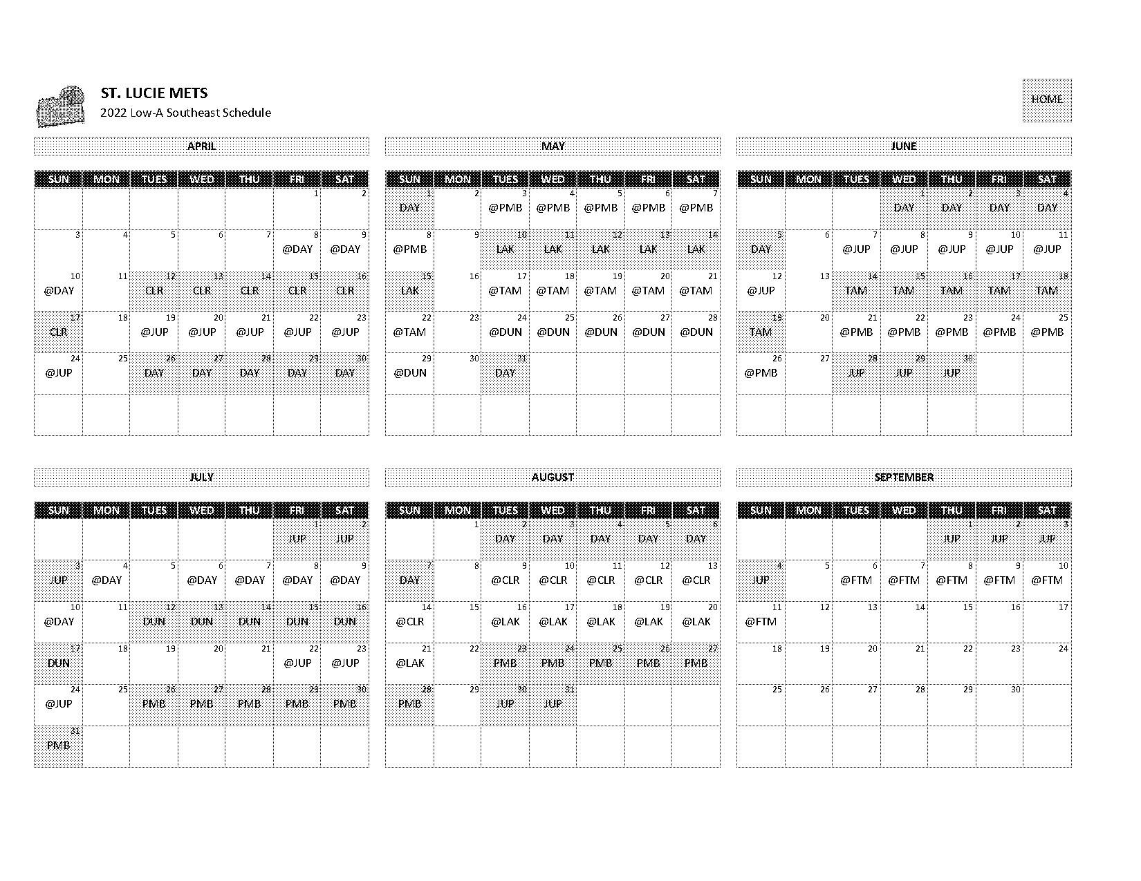 mets port st lucie schedule